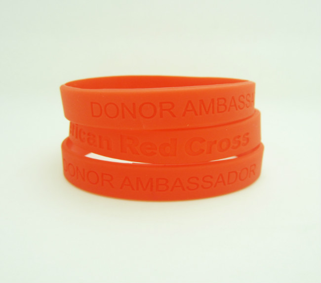 Debossed Wristbands